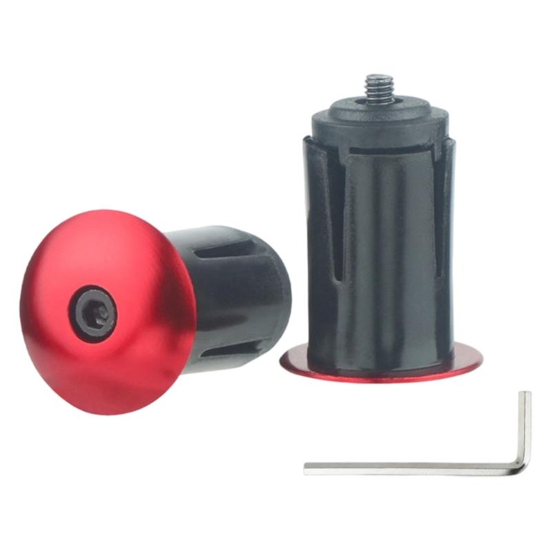 Road Bike Handlebar End Cap Bicycles Handlebar Plug Bike Expanding Locking Bar End Cap Bicycles Cycling Handlebar Plug