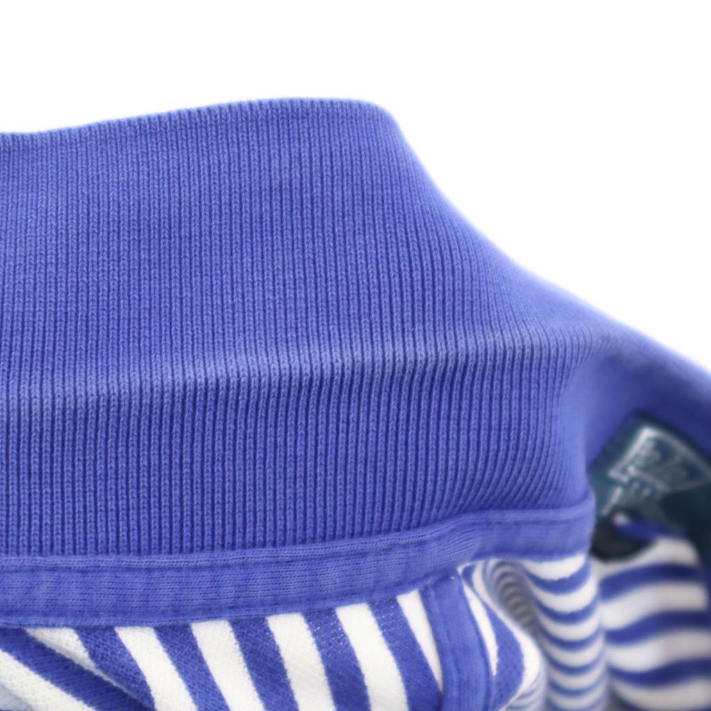 Polo by Ralph Lauren Border Pattern Short Sleeve Polo Shirt M Blue Fawn Men's Used