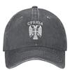 Serbien Adler Baseballkappe Unisex Erwachsene Sonnenschutz Trucker-Hut Sommer yk Retro Tennis Skate Baseballkappen