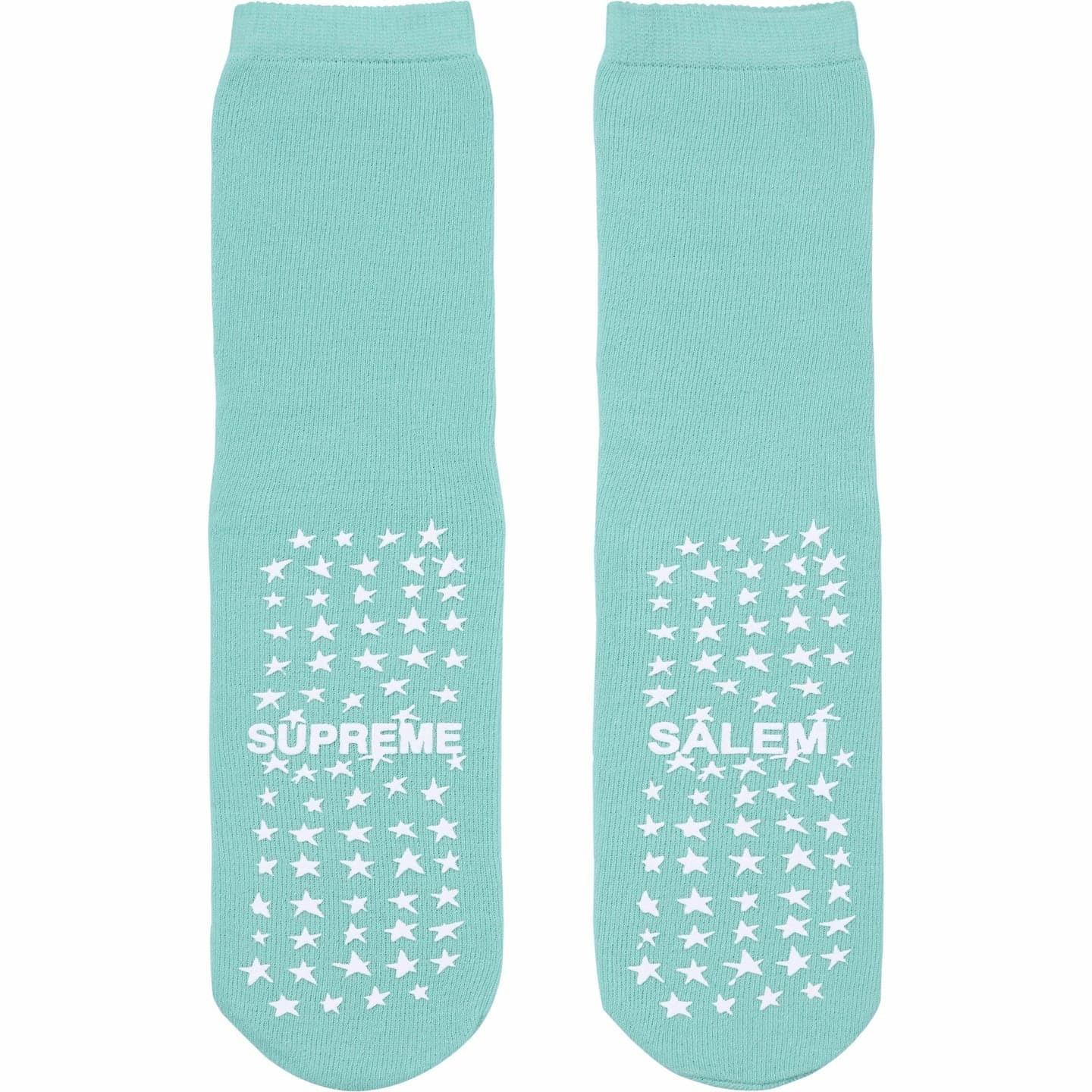 824020 Supreme SALEM Hospital Socks Light Blue One-Size