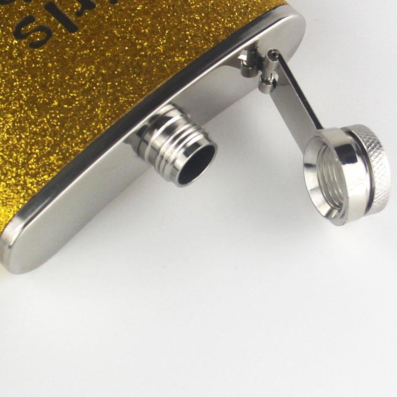8OZ Stainless Steel Hip Flask for Women Pocket Hidden Alcohol Container Mini Whiskey Liquor Flask for Girls