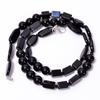 AAA 100% Natural  Black Onyx Mix Shape Gemstone Smooth Beads Necklace 8-15mm 18" UB-8649