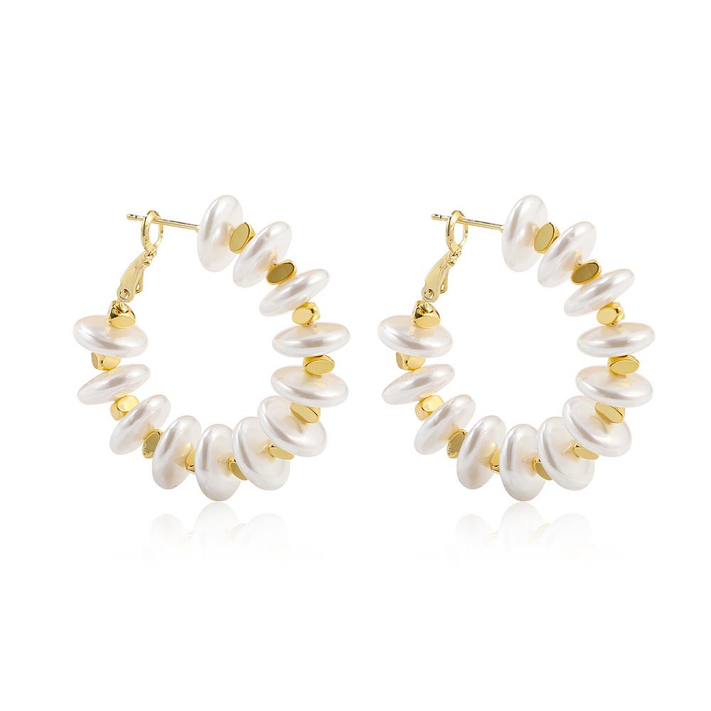 Минималистичные серьги-полумесяцы с жемчугом, премиум-сегмент, 2026: Европейский и американский трансграничный тренд