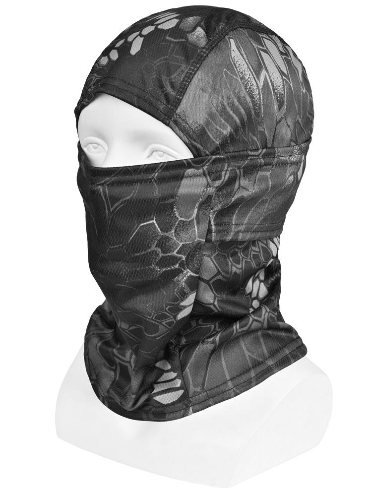 "Herren Camouflage Sonnenschutz Nacken- & Kopfbedeckung: Sommer Rad- & Angelmaske, Staubdichter Schal, Cooles Kopftuch"