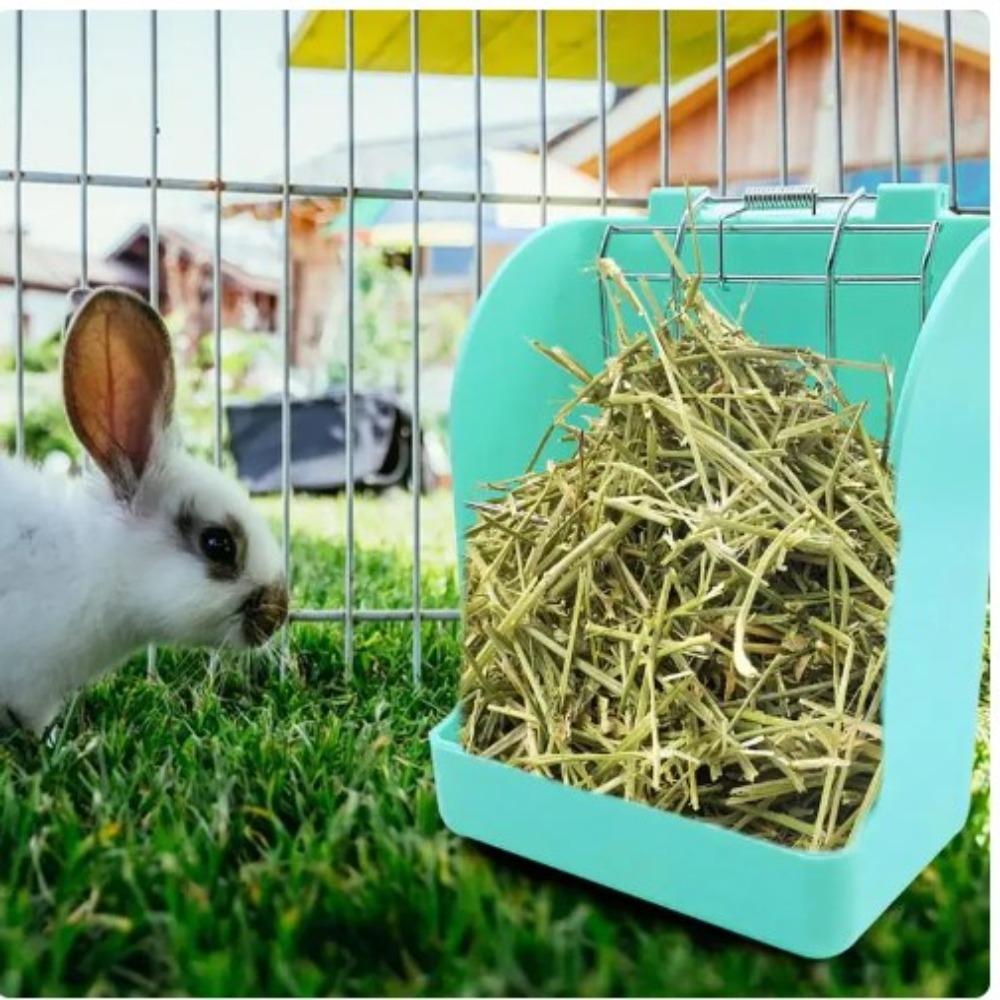 

Self-Feeding Grass Feeder Shelf Hanging Pet Cage Accessories Small Spring Grass Frame
