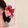 Bohemian Flower Hair Stick Simulation Flower Bride Hair Accessories Thai Hair Fork  Bridesmaid