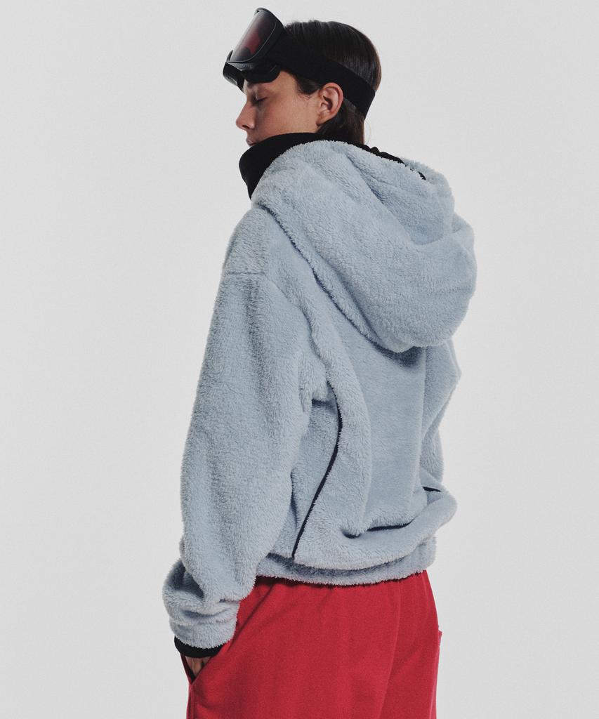 Pogme Fleece String Hoodie_Mint