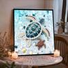 Turtle Full 5D DIY Pearl Gem Art Diamond Painting Kits for Adults/Beginners Gift Idea Home Decor 11.81x11.81in