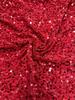 African Velvet Lace Fabric 5 Yards Nigerian Sequins Lace Fabric for Sewing Wedding Luxury Dress French Sequins Material Women