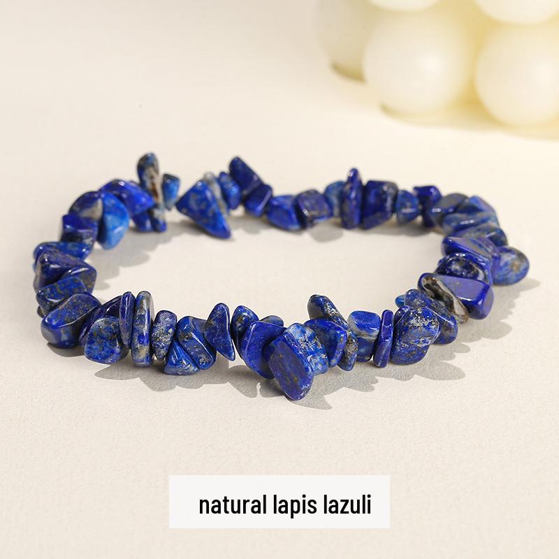 Jingdong Seven-Color Agate Chip Elastic Bracelet