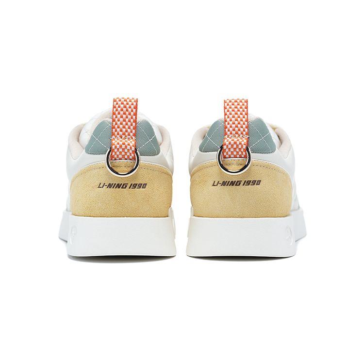 Li-Ning 1990 Wind Chime 2 Retro Color Block Sports Lightweight Non-Slip Low-Top Skate Shoes Women Sneakers ALHT032-2