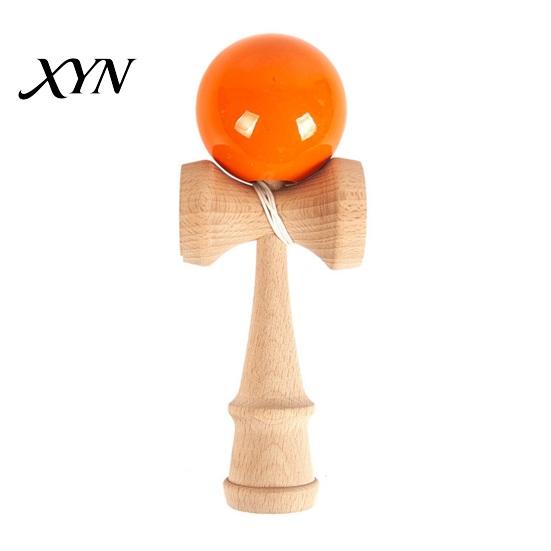 Educational Sports Equipment Solid Wood Kendama Ball Catch Toy, Professional Balance Durable Grip Classic Skill Kids Wooden Toy Game, Hand Eye