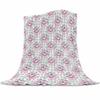 Cartoon Fire Engine Design Digital-printed Polyester Bedroom Velvet Flannel Soft Sofa Cover Blanket Fleece Blankets for Beds
