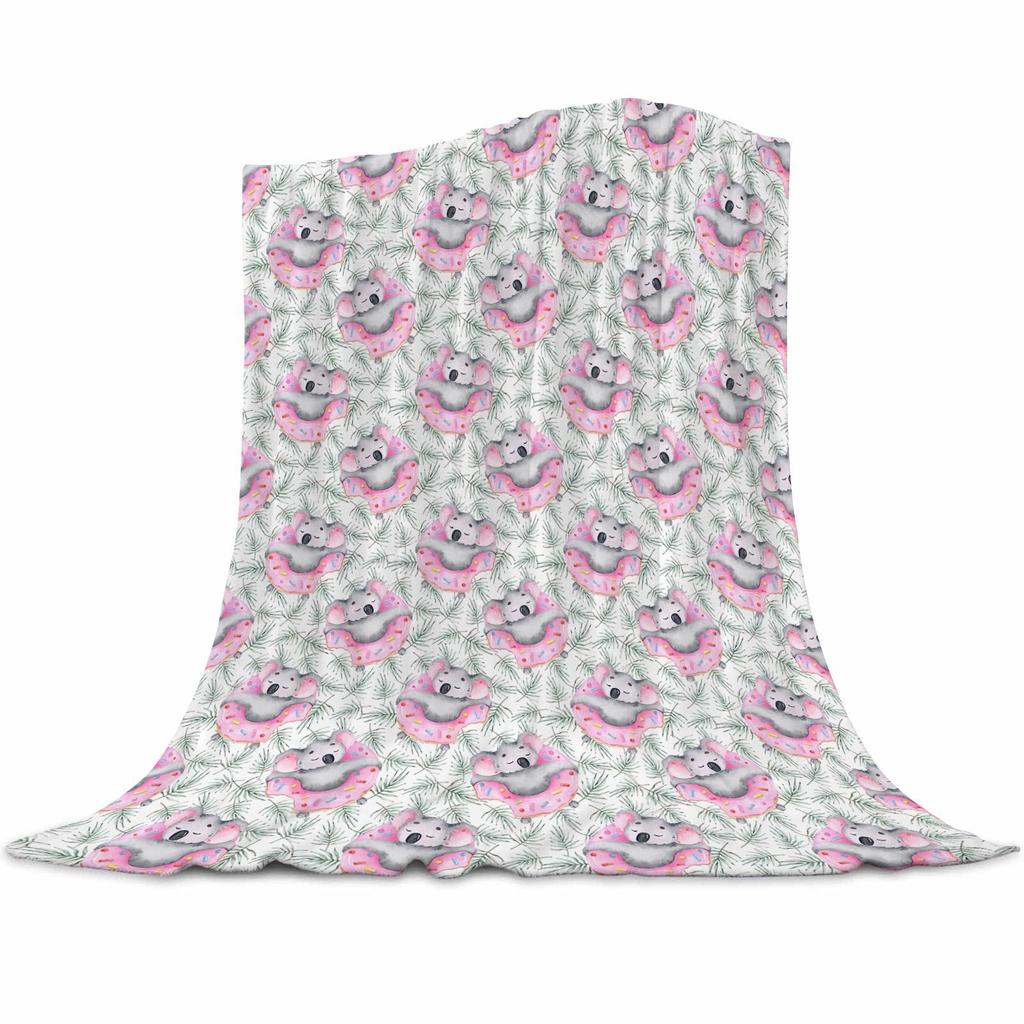 Cartoon Fire Engine Design Digital-printed Polyester Bedroom Velvet Flannel Soft Sofa Cover Blanket Fleece Blankets for Beds