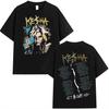 2026 New Kesha Singer Men's Women Cotton Hiphop Style Retro Tshirt Women's Unisex Oversized Y2K Tee Lightweight Breathable and Comfortable Clothes