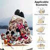 1pc Mickey Printing Blanket - Soft, All-Season Throw for Office Blanket,  | Personalized Gift with Adorable Cartoon Design