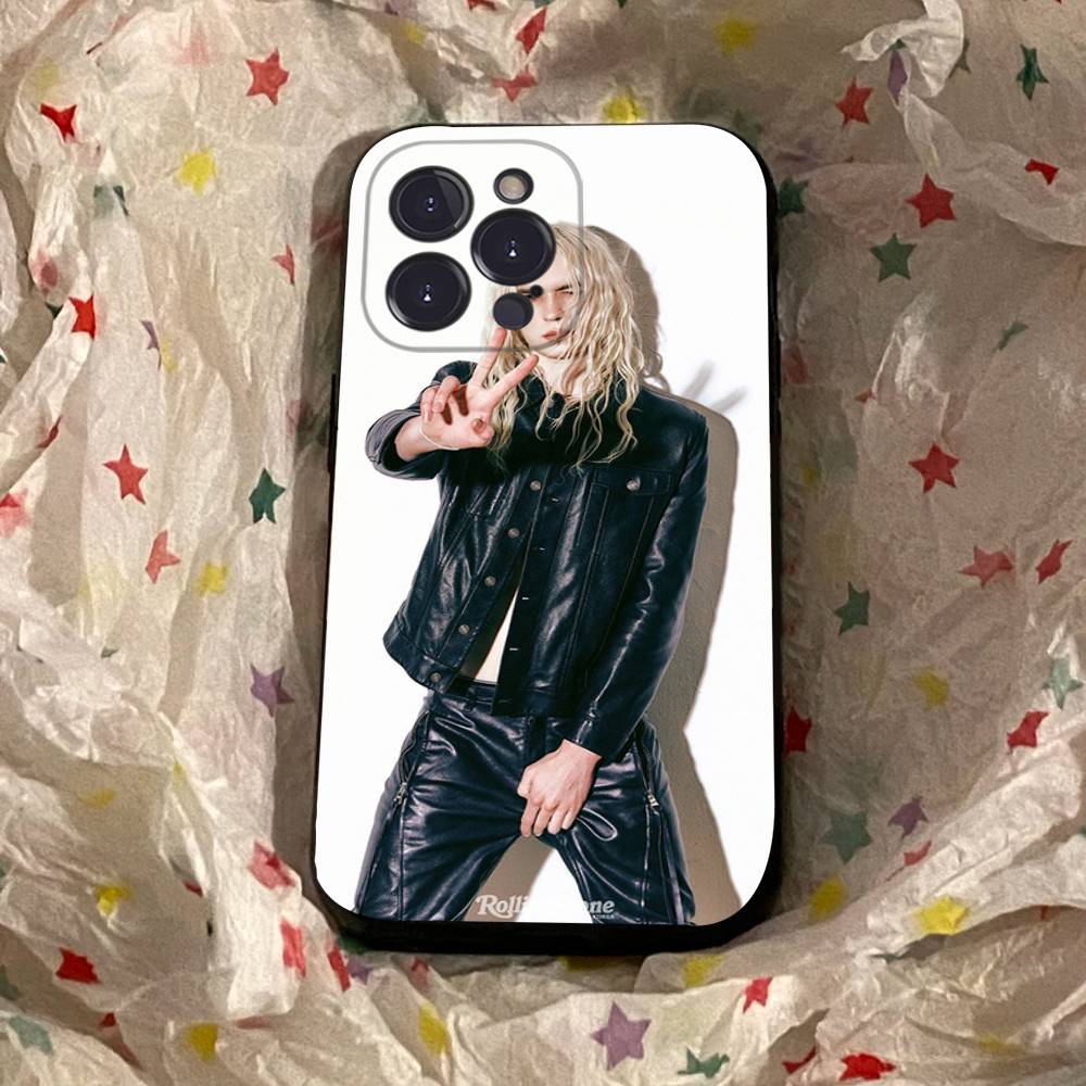 Singer 2hollis Phone Case Black Soft Silicone TPU Phone Case For IPhone 11 12 13 14 15 16 17 Pro Plus Mini Max