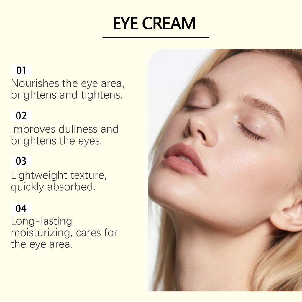 HOYGI Retinol Eye Cream Gentle Formula Silky Texture Daily Moisturizing for Eye Area