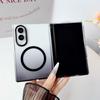 Gradient Acrylic Clear Magnetic Hinge Protect Case for Samsung Galaxy Z Fold 8 Ultra 8 7 6 5 for Magsafe Wireless Charging Cover