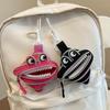 Mini Coin Purse Cute Big Mouth Coin Pouch Fun Zippered Coin Bag for Earbuds Lipstick Trendy Bag Accessory