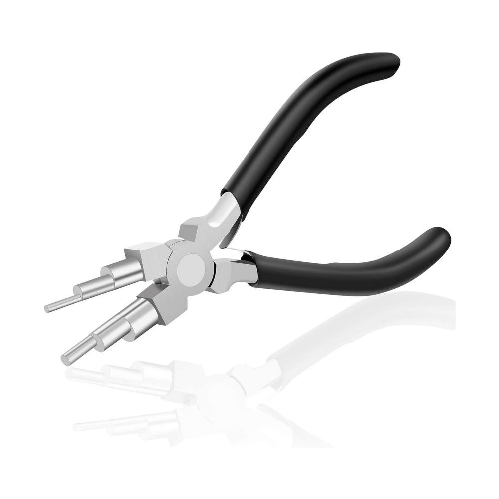

Jewelry Pliers 6 In1 Bail Making Plier Carbon Steel Wire Bending Looping Plier for 3mm to 10mm Loops and Jump Ring Jewelry Makin