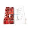 Y5GD 600pcs/box Red Steel Paper Flat Washers Assortment Metric Sealing Washers