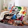 This 3DThe new Suicide Squad printed blanket is a warm and comfortable flannel blanket suitable for bedrooms, sofas, beds, chai