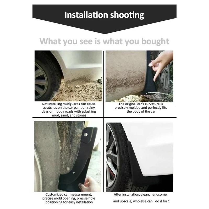 Car Mud Fenders For BYD Atto 3 Yuan Plus SC6E 2026 2027 2028 4pcs Splash Guard Auto Mudflaps Mudguards Protect Accessories