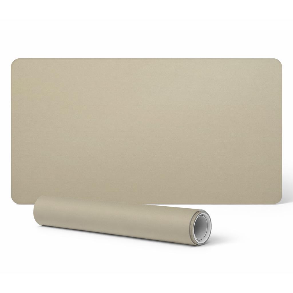 Desk Pad for Graphic Designers and Designers, Dirty Yellow, 120x60 Cm