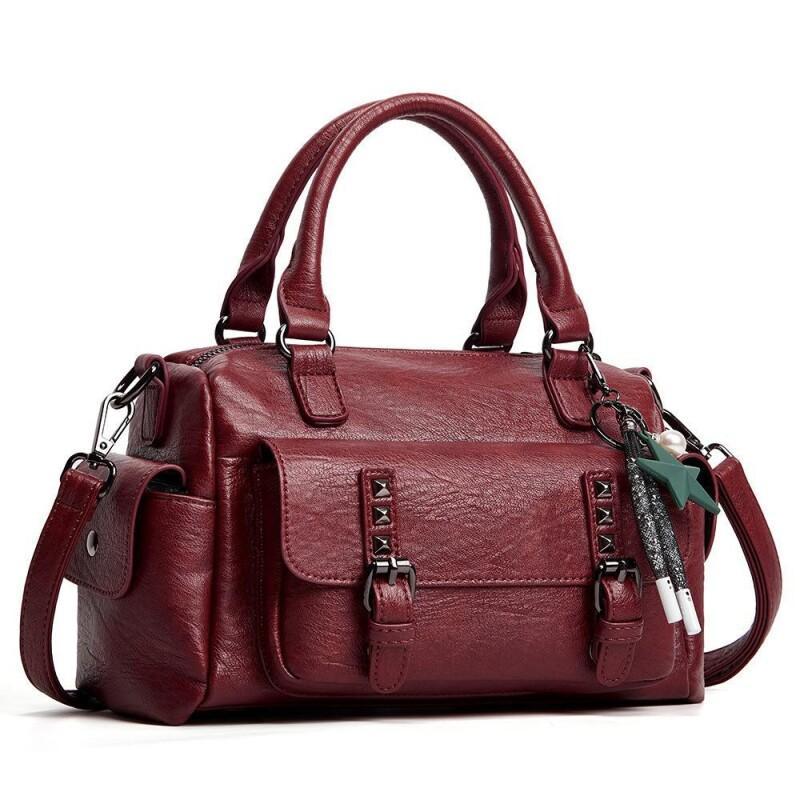 New Classic Large Capacity Ladies Handbags Casual Multi Function Mothers Obliquely Cross Bag Wild and Simple Shoulder Bag