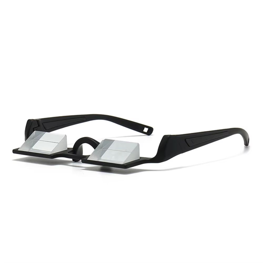 Refractive Climbing Clear Prism Glasses Hight Transparent Rectangle Sunglasses  Outdoor