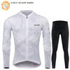 Winter Thermal Fleece Cycling Jersey Top MTB Bike Outdoor Men's Road Bicycle Clothing Long Sleeves Shirt Uniform