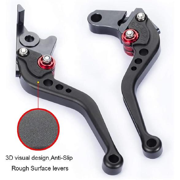 Short Brake Clutch Levers for Compatible with 700 Raptor 2000-2006, 660 Raptor 2
