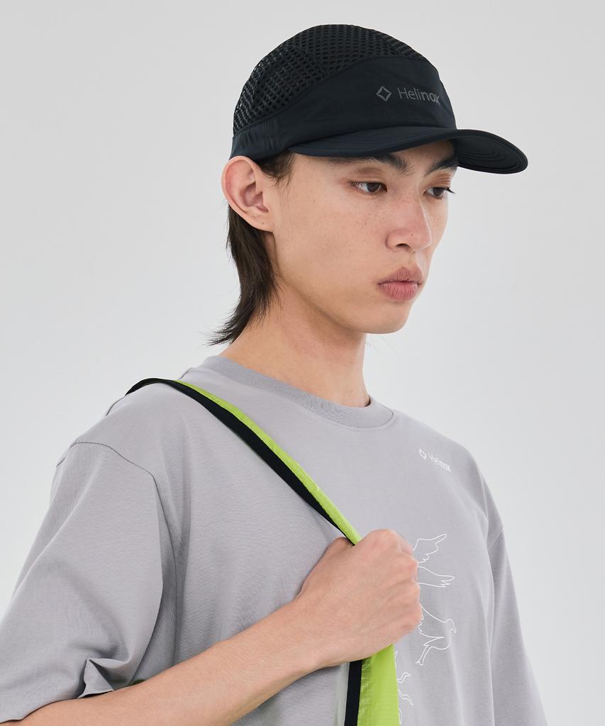 Hellinogseuweeo Mesh Hybrid Cap_Black