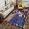 Rock Band Illustration Carpet suitable as a non-slip mat for the living room or bedroom sofa