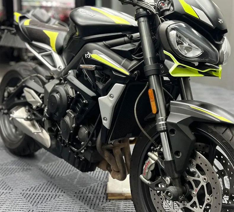 Triumph 765RS Engine Radiator Guard