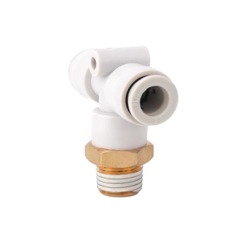 SMC KB2T Series Three-Way Male Thread Pneumatic Quick Connector for 4-16mm Air Hose