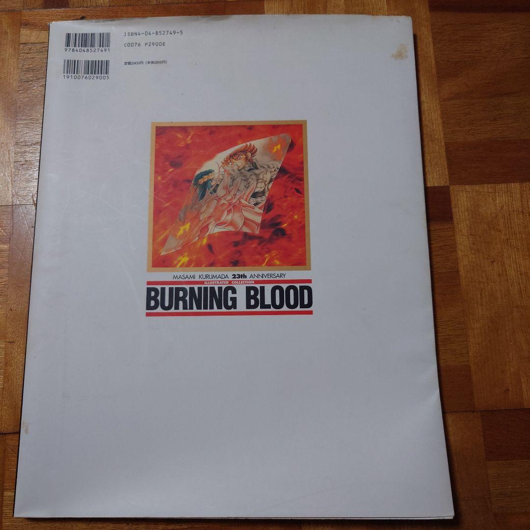 USED] 1/1 1 Masami Kurumada 23rd Anniversary Art Book BURNING
