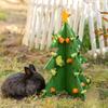 Christmas Tree Rabbit Foraging Toys Pet Game Feeding Toys  For Bunny Hamster Guinea Pig