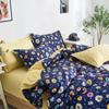 Four-piece Bedding Washed Cotton Single Double Student Three-piece Bed Linen Quilt Cover Pillowcase