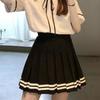 Women's French Navy Collar Shirt & Pleated Skirt Set - Fresh JK Campus Style