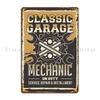 Classic Garage Mechanic Design Retro Look Fuddalandesigns Metal Sign Party Club Poster Printed Cave Tin Sign Poster