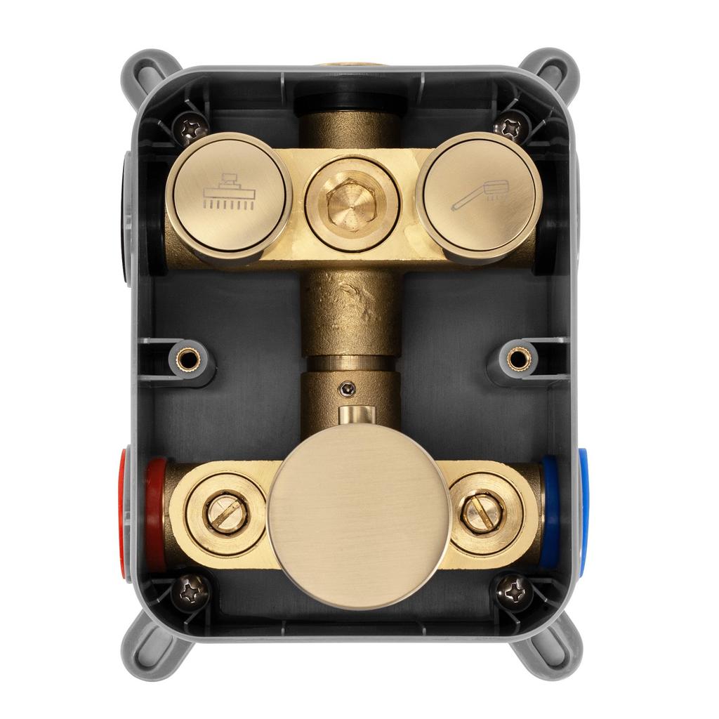 Concealed Shower Set Lungo Gold Thermostatic Sku Rea-p8551