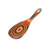 Colored Wooden Kitchen Set: Non-stick Ladle, Strainer, and Spatula.