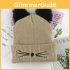 Stylish Cat Ears Women Hat Knitted Acrylic Warm Winter Beanie Caps For Ultimate Warmth