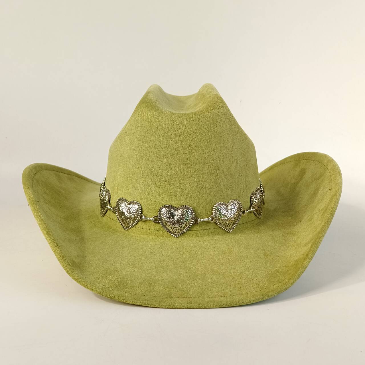 

suede Western-style leather cowboy hat women sfedorahatwith belt double-layeredsuedecrown cowboy hat mens church hat cowboy hoed 2PCS