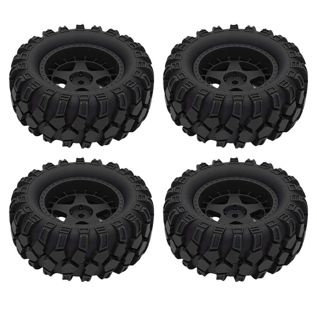 4 Pcs RC Car Tire Fit for HSP 94186 16208 16209 16210 1 14 1 16 Trucks 80mm Rubber Plastic RC Crawler Wheel