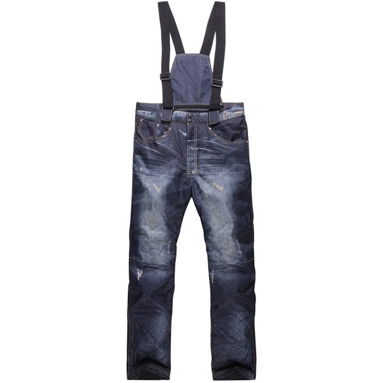 Men's Winter Thickened Denim Ski & Snowboard Pants