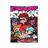 Funny Friday Night Funkin Blankets Super Soft Flannel Relax Throw Blankets Machine Washable