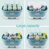 Handheld Baby Bottle & Tableware Storage Box with Dustproof Drying Rack